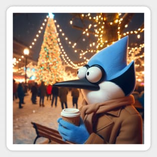 Festive Park Adventures Unveiled: Regular Show Christmas Art for Iconic Cartoon Holiday Designs! Magnet